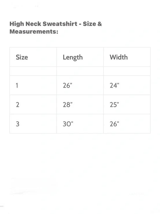 Sloppy Joe UK 100% Organic Cotton High Neck Sweatshirt, Sz 3 L/XL Oversized Boxy - Picture 16 of 16